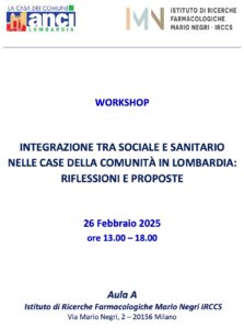 Book Cover: Integrazione tra sociale e sanitario nelle Case della Comunità in Lombardia